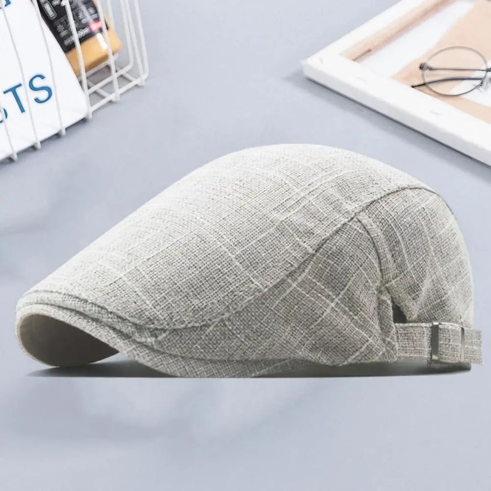 British Western Style Newsboy Caps Narrow Brim Advanced Summer Caps Breathable Artist Men Beret Hat Anti-pilling Outdoor Cap beret hat newsboy cap newsboy hat breathable hat