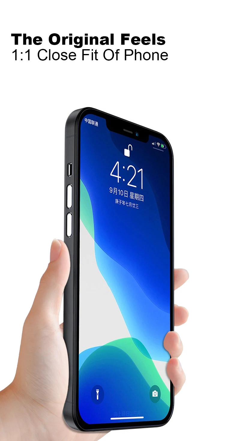 Ultra Dünne Telefon Fall Für Apple iPhone 13 Pro Max Matte Volle Zurück Abdeckung Für iPhone 11 12 13 mini 14 Pro X XR XS Max Fall – Detail 11