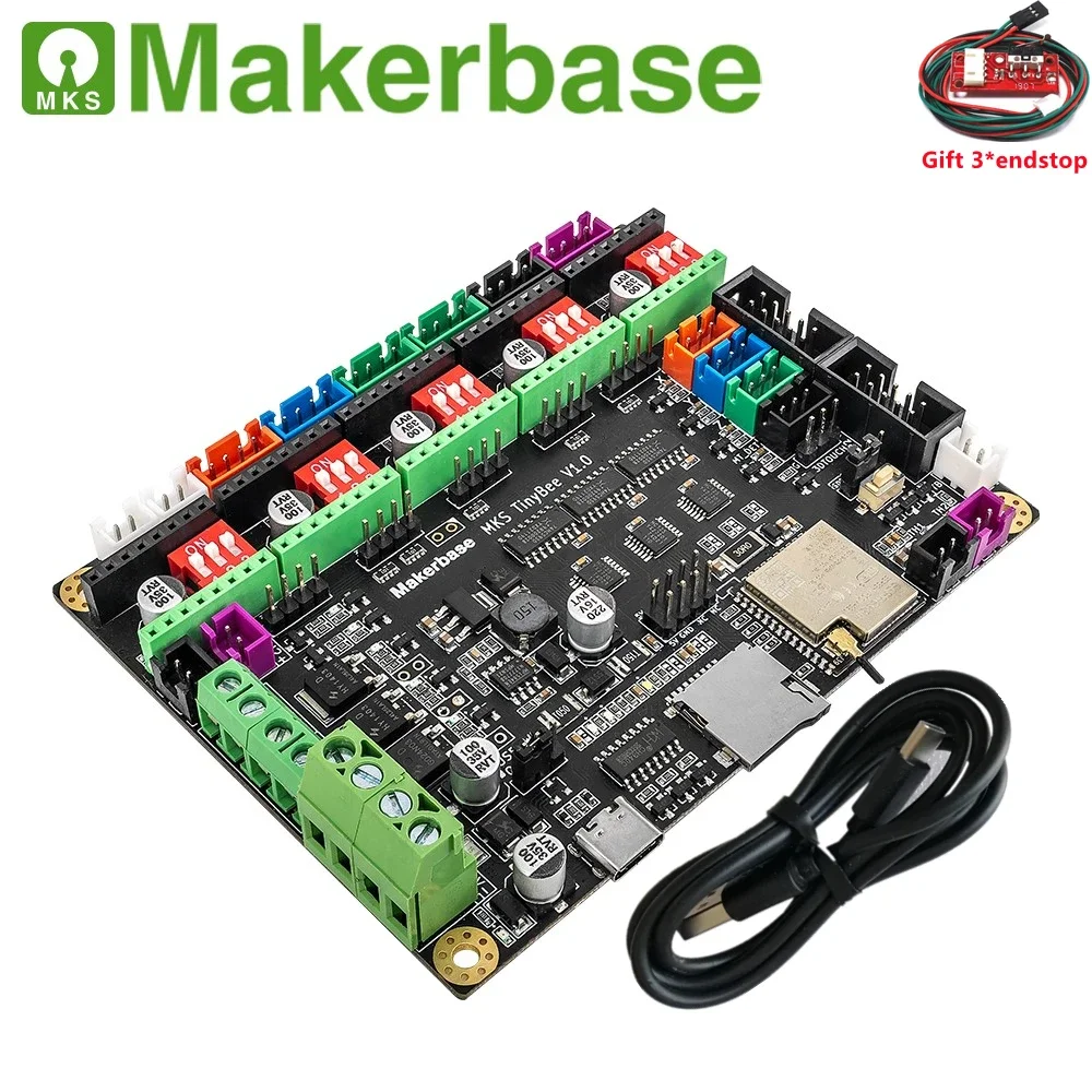 Imprimante 3D MKS, Carte contrôleur MKS GEN L V1.0 Kit d'imprimante 3D Carte mère Carte mère