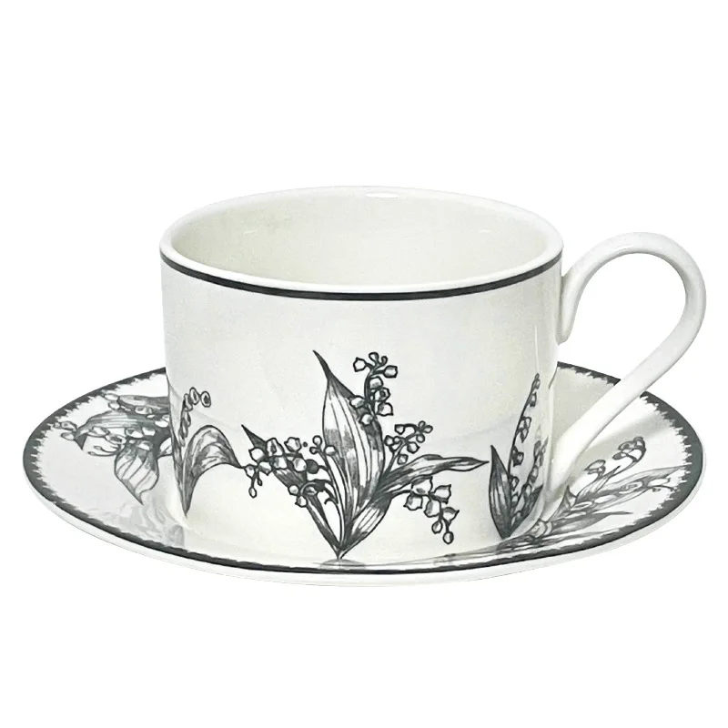 Ceramic Coffee Cup & Saucer Set 5