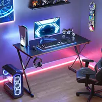 Office Desk，This  gamimg table is supported by a sturdy steel frame and features 1
