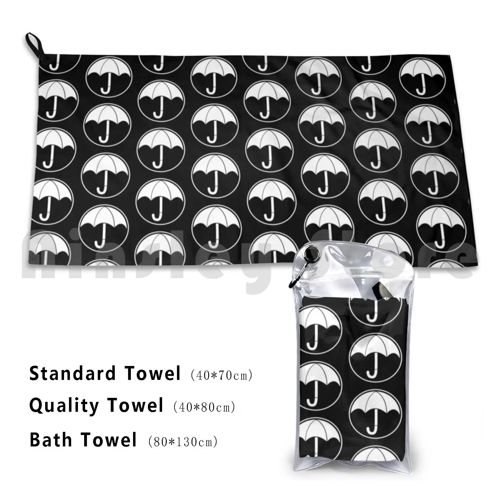 The Umbrella Academy Logo Bath Towel Beach Cushion The Umbrella Academy Tua Umbrella Academy Umbrella Academy Ellen