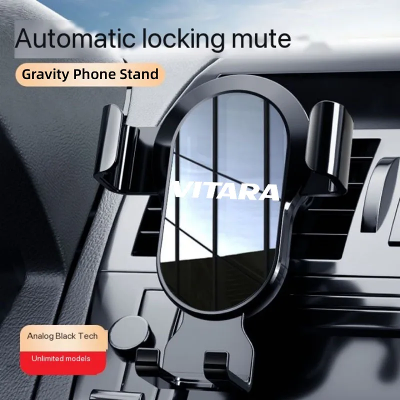 Gravity Car Phone Holder Mobile Phone Clip Holder Stand Bracket CD Slot for VITARA Auto Accessories