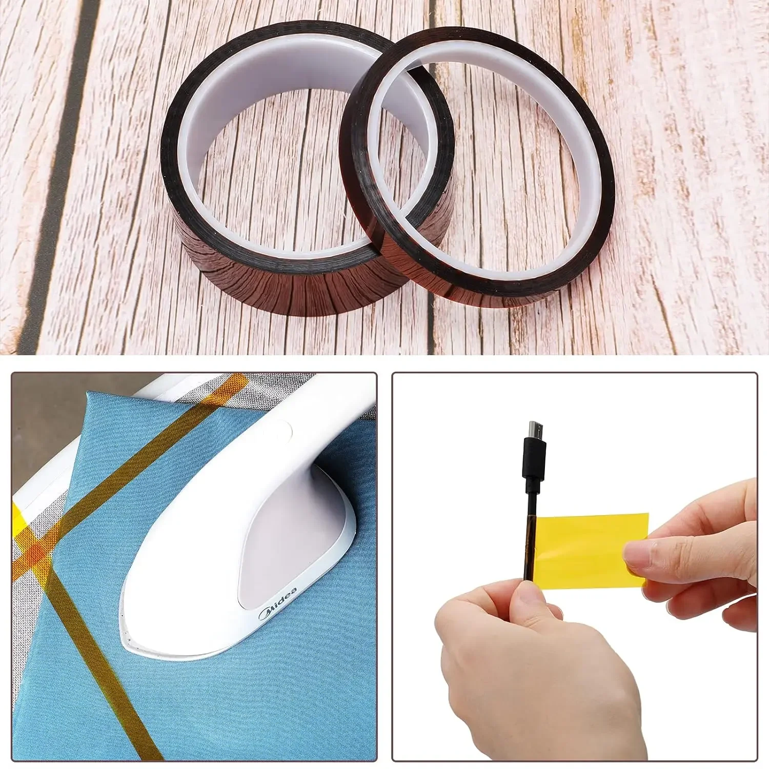 High Temperature Heat BGA Tape Thermal InsulationTape 3D Printing Board Protection Polyimide Adhesive Insulating Adhesive Tap adhesive tape insulation tape polyimide tape
