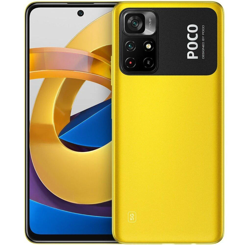 Смартфон POCO M4 Pro 5G 6.6" FHD+ MediaTek Dimensity 810 4Гб 64Гб 50Мп Android 11 NFC 5000мАч |