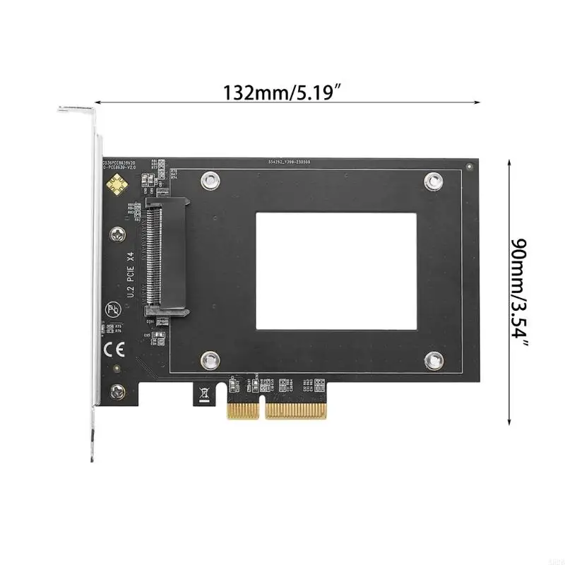 A52B PCI-E Converter PCIE4.0 to U.2 SFF-8639 SSD Adapter Expansion Card 7000Mbps