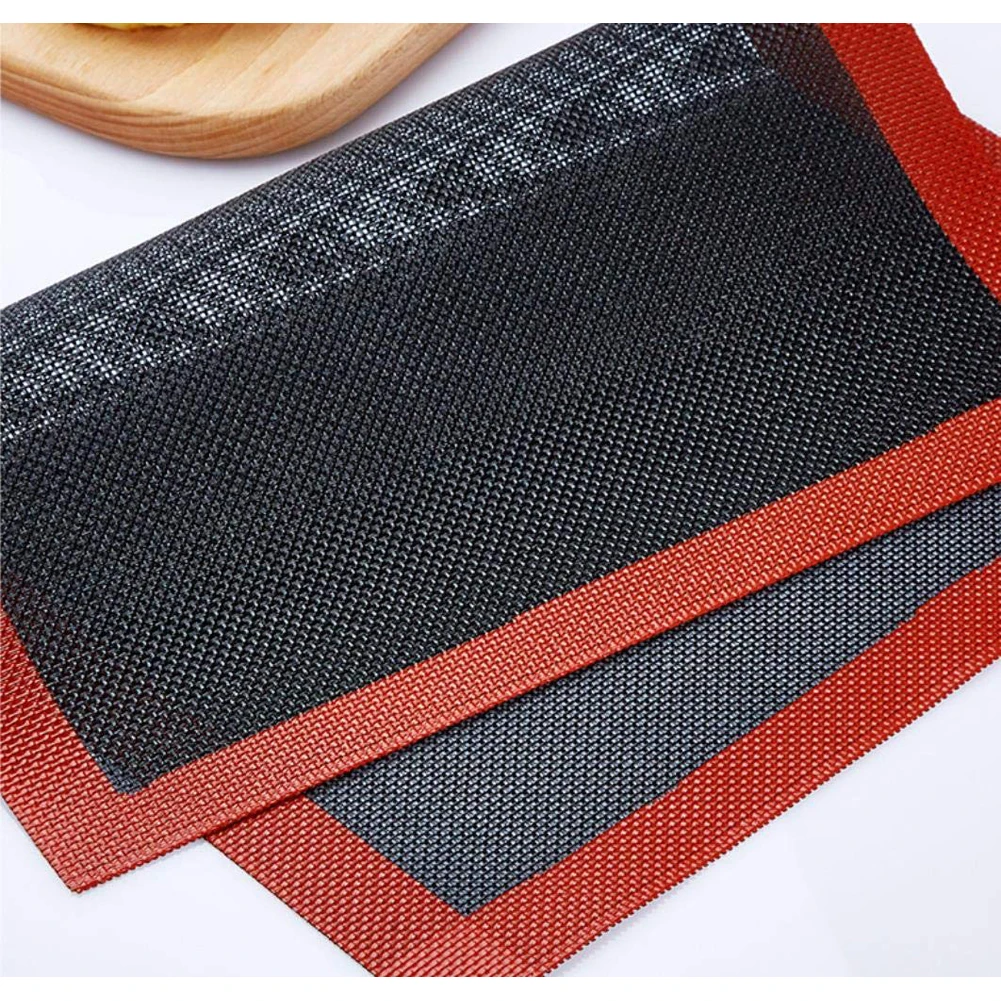 Silicone Grill Mat 3 size Baking Tray Breathable BBQ Cookie Bread Mat Oven Microwave High Temperature Baking Kitchen Tools bbq grill mat silicone baking tray silicone baking mat
