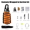 Outdoor Travel Multi-functional Paracord Mountain-climbing First Aid Kit Camping Adventure Emergency Survival Survival Kit