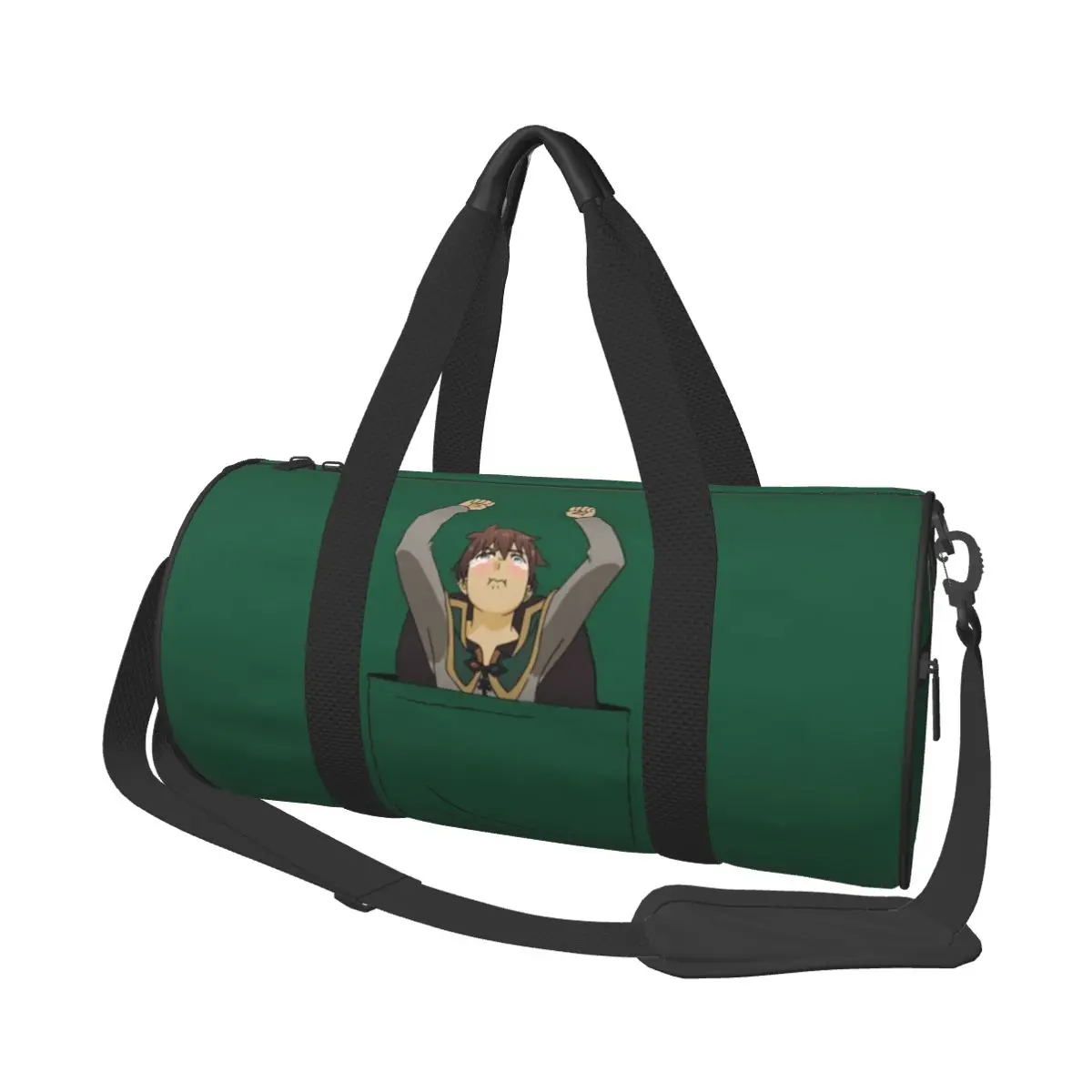 

Забавная карманная сумка Kazuma для спортзала аниме Kawaii крутые Оксфордские спортивные сумки с обувью чемодан сумка с принтом Ретро сумка для фитнеса для пары