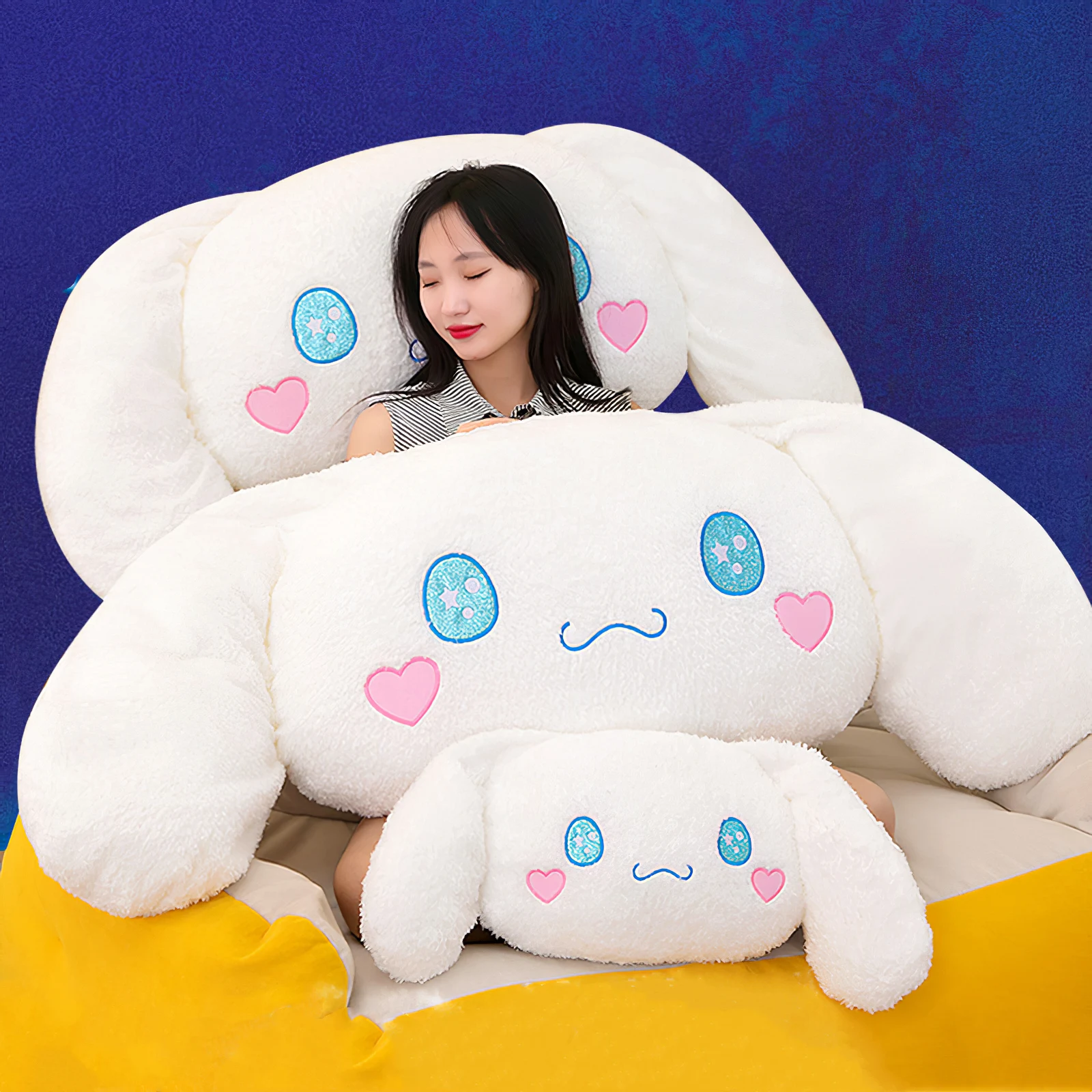 Sleeping Sanrio Cinnamoroll Plush Toys - Kawaii Fashion Shop