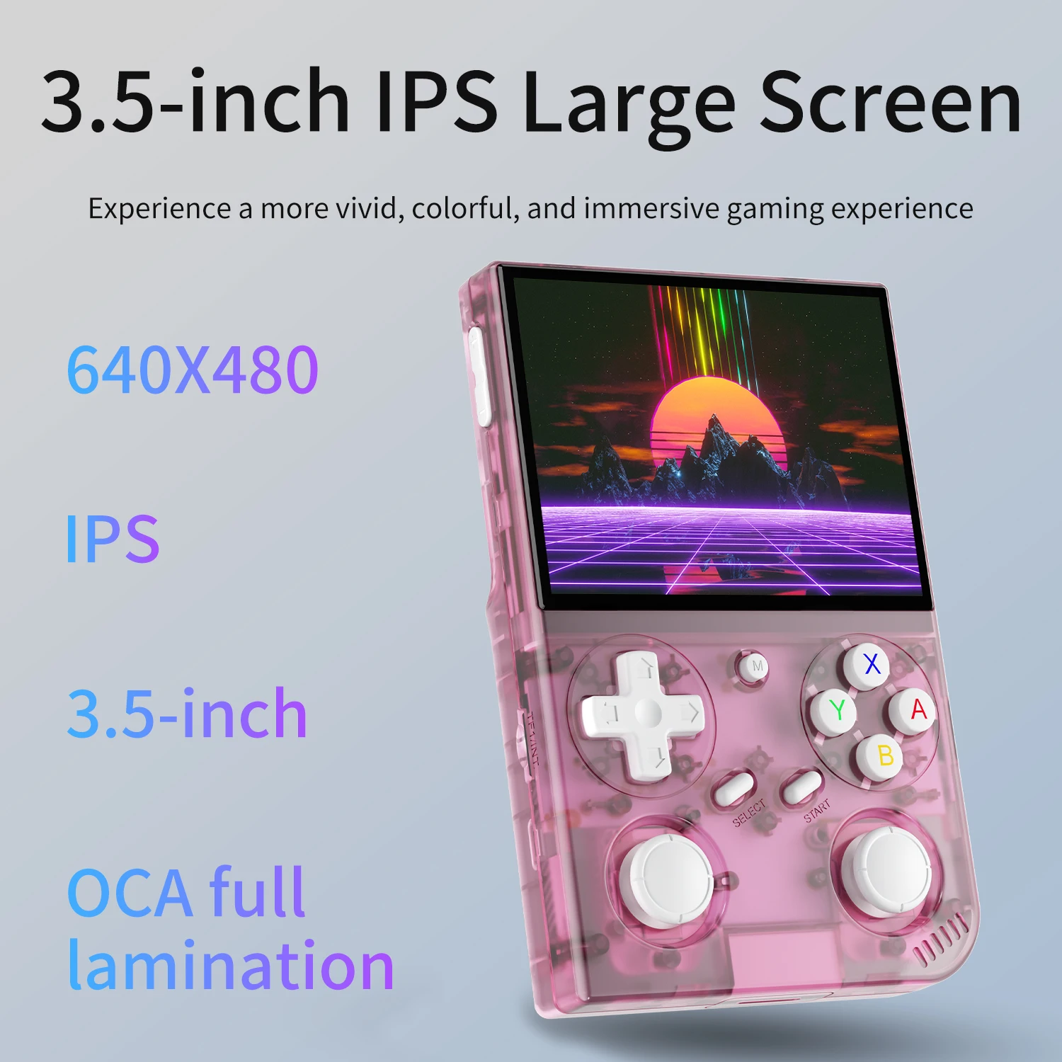 HOT Open Source Handheld Game Console 3.5in Portable Retro Gaming Device Dual Joysticks Arcade Emulator Mini Linux Game Player