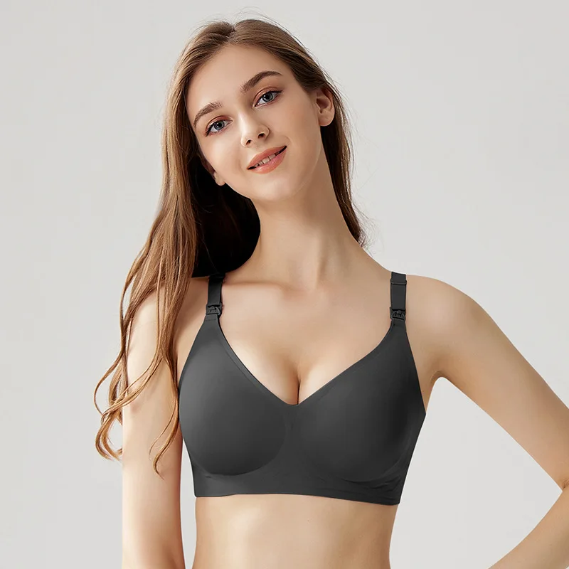 Breastfeeding bra large size pregnant women underwear maternity nursing bra 3