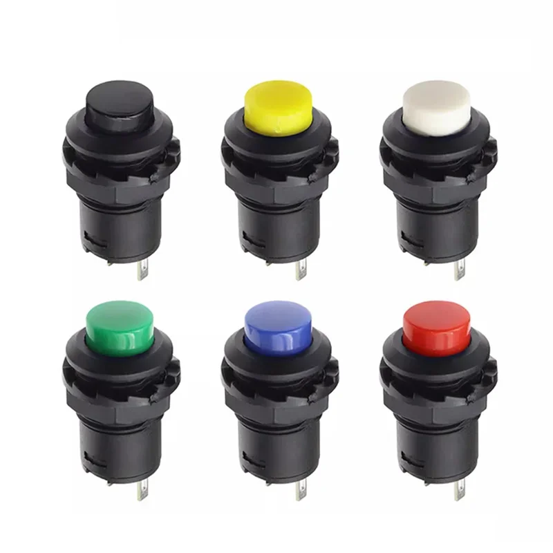 Self-Lock /Momentary Pushbutton Switches DS228 DS428 12mm OFF-ON Push Button Switch DS-228 DS-428 5/20PCS