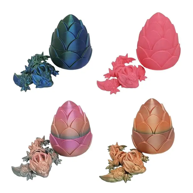 

Игрушка-дракон с 3D рисунком дракона, игрушка-дракон с 3D шарнирным рисунком, вращающаяся и настраиваемая игрушка-антистресс для детей, игрушка в подарок