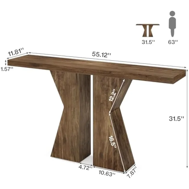 Farmhouse Entryway Table Rustic Brown Farmhouse Entryway Table Rustic Brown