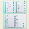 A6 MINI Size Spiral Password Keeper Book With Alphabetical Tabs Notebook Notepad Notebooks Writing Pads Office School Supplies 2