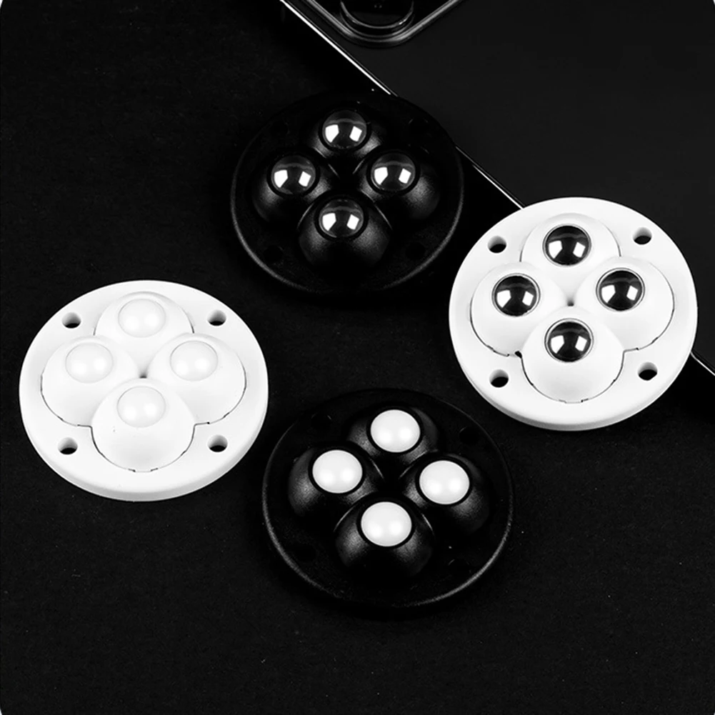 Description Picture 5 of itemSelf Adhesive 4pcs Swivel Caster Wheels 360 Degree Free Rotation Universal Pulley Rotating Wheels Houdehold for Trash Can Bottom