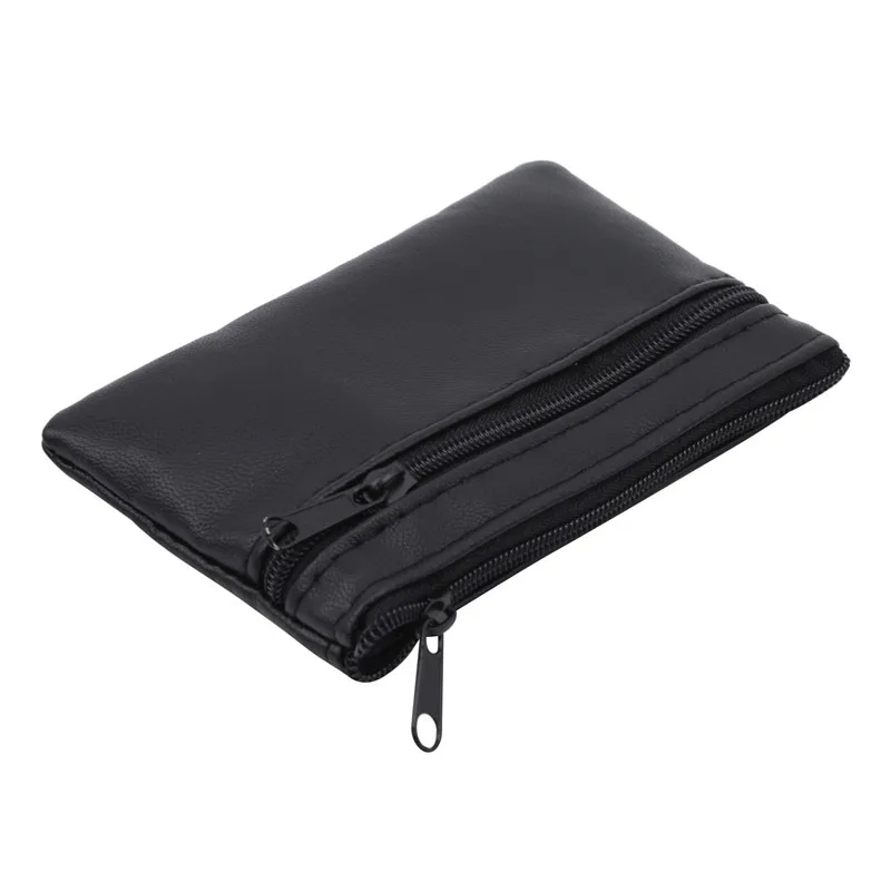 Coin Purse Men Women Card Coin Key Soft Holder Zip Leather Wallet Pouch Bag Purse Gift Fashion Mini Coin Holders