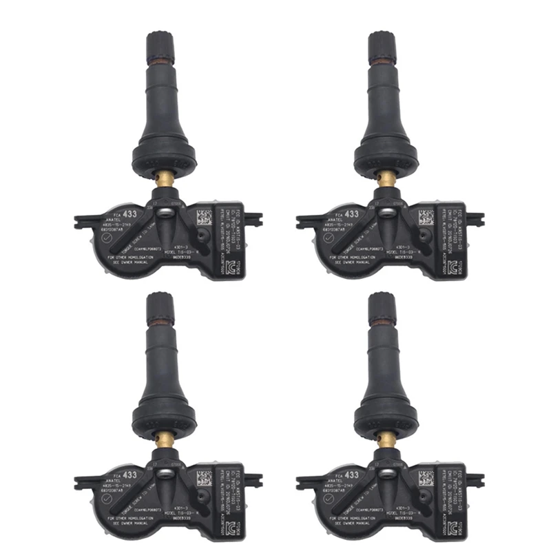Novel-For 2018-2024 Jeep Compass TPMS 433Mhz Ÿ̾ з , TPMS  Ÿ̾   68313387AB 68313387AA