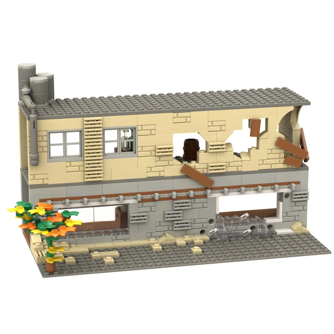 

MOC War Scene Military Base Model Building Blocks Compatible Kids Toys for Boys Girl DIY Battlefield Figures Educational Bricks