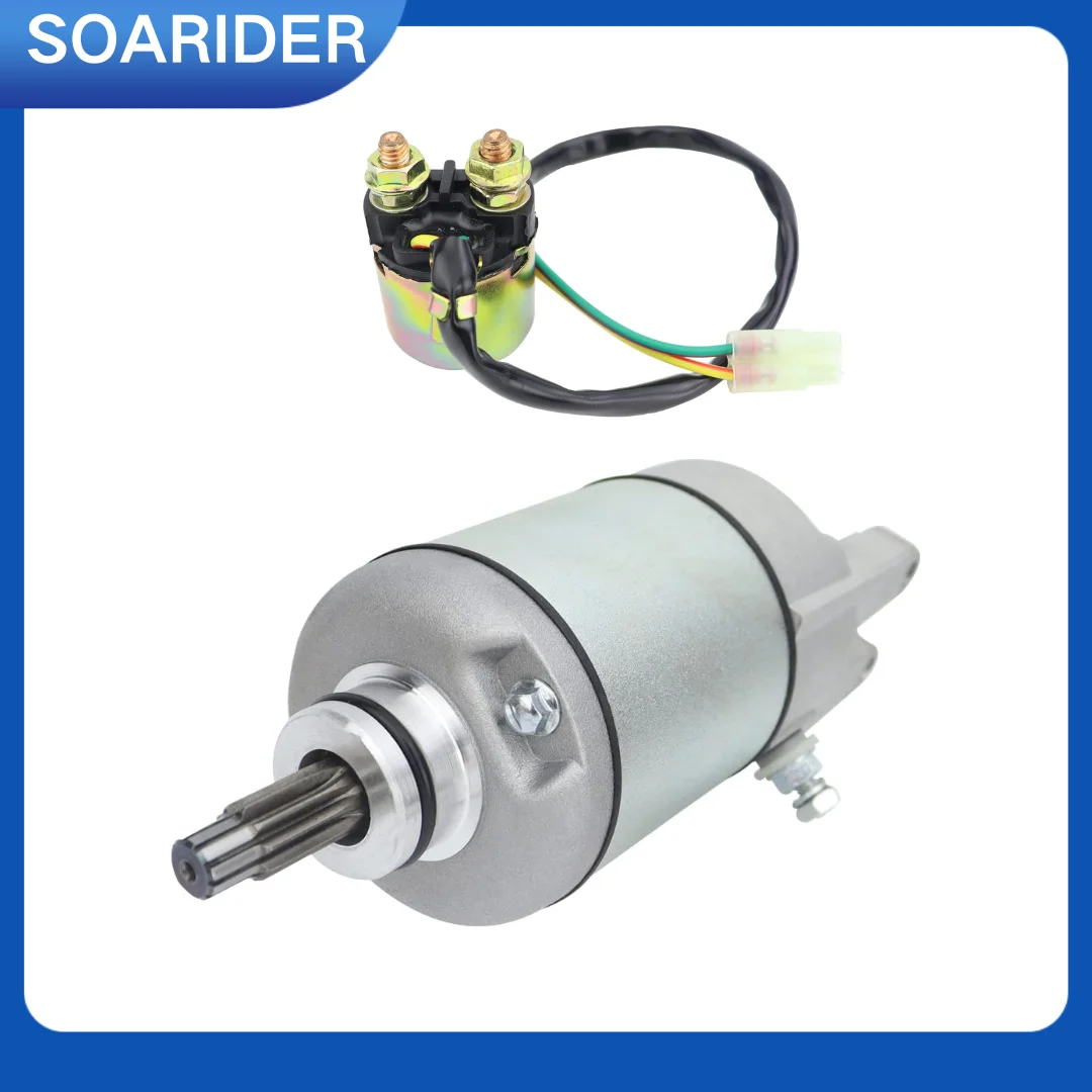 

Starter Motor & Relay Fit for Honda Foreman Rubicon 500 TRX500FA 2001-2014 / TRX500FGA GPScape / TRX500FPA, for 31200-HN2-A01