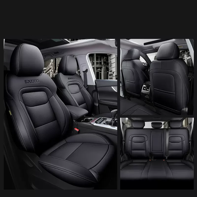 맞춤형 차량 시트 커버, 내구성 좋은 가죽, Chery Tiggo 8 Tiggo 7 전체 서라운드 전체 커버리지 세트