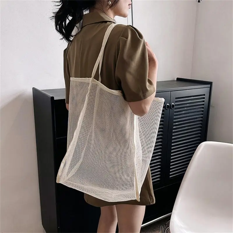 1~4PCS Toys Fashion Practical Mesh Bag Home Furnishing Makeup Bag Wear Resistance Portable Storage Bag Storage Simple 5