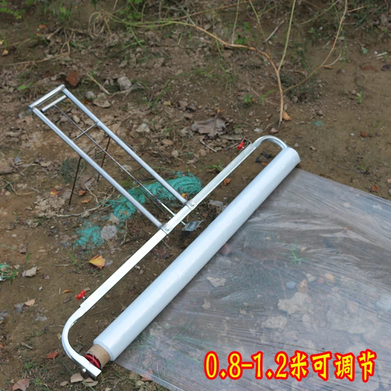 Manual Agricultural Mulch Film Laying & Covering Machine S756740b18f094773bee7af22561c9c3fU