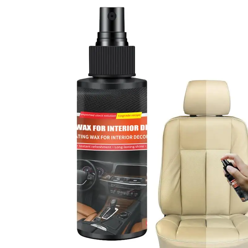 

Car Detailing Wax Coating Spray Car Leather Cleaning Spray Auto Seat Dashboard Dust Remover Multi-purpose Car Spray Cleaning