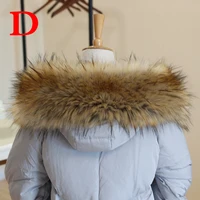 Multicolor Winter Hood Fur Decor Warm Faux Fur Scarf Women Coat Fur Collar Shawl Detachable Soft Plush Collars Accessories 1