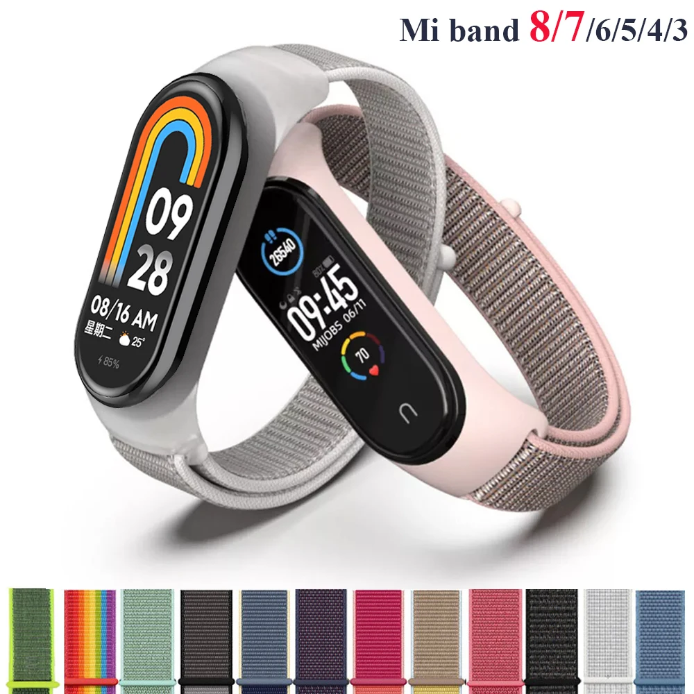 Nylon Sport Loop Strap for Smart Fitness Tracker Watch