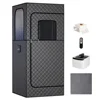 Portable Home Sauna Tent with 2.6L Steamer Remote Control & 9 Adjustable Steam Levels 1000W Steamer Effortless Relaxation 2