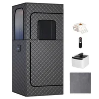 Portable Home Sauna Tent with 2.6L Steamer Remote Control & 9 Adjustable Steam Levels 1000W Steamer Effortless Relaxation 2