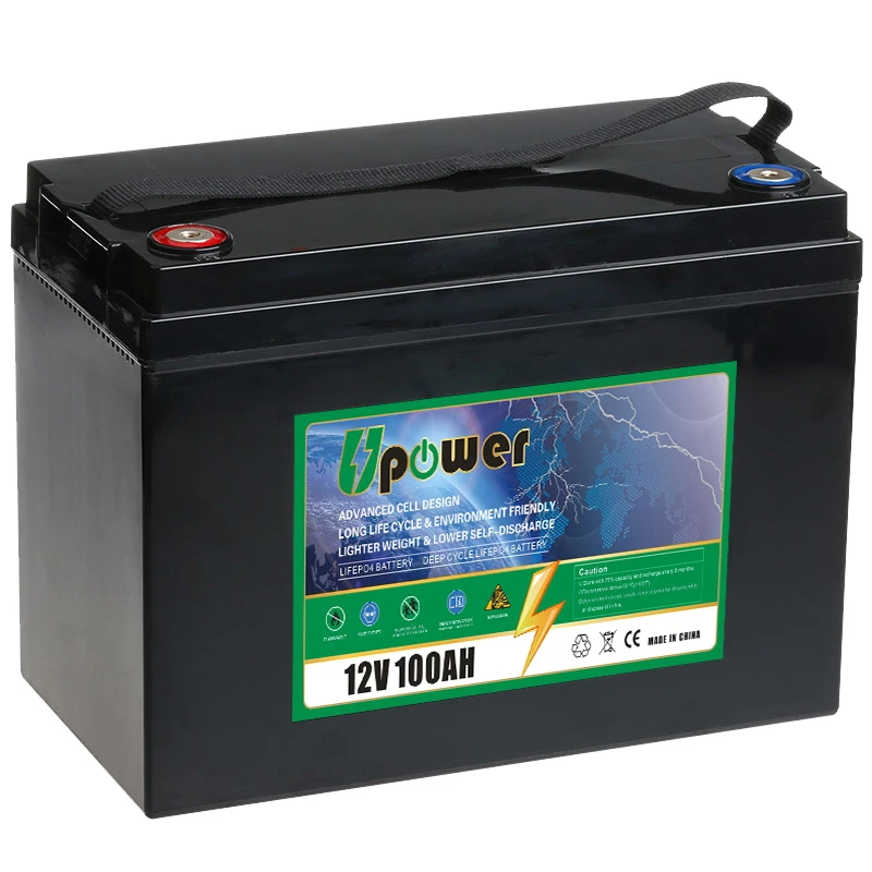 Batteria Solare Deep Cycle Agm Con Licenza 12V Electric Ride On Car 100Ah Lifepo4 Lithium Ion Pack
