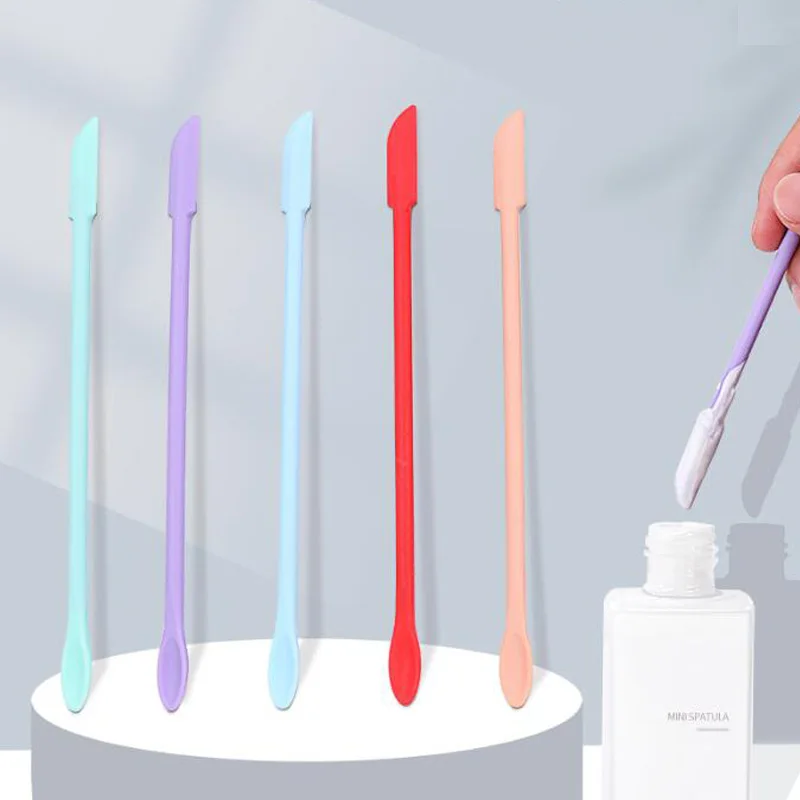 Multipurpose Beauty Spatulas silicone scraper Foundation Stirring Stick Cosmetic Base Makeup Makeup Tool
