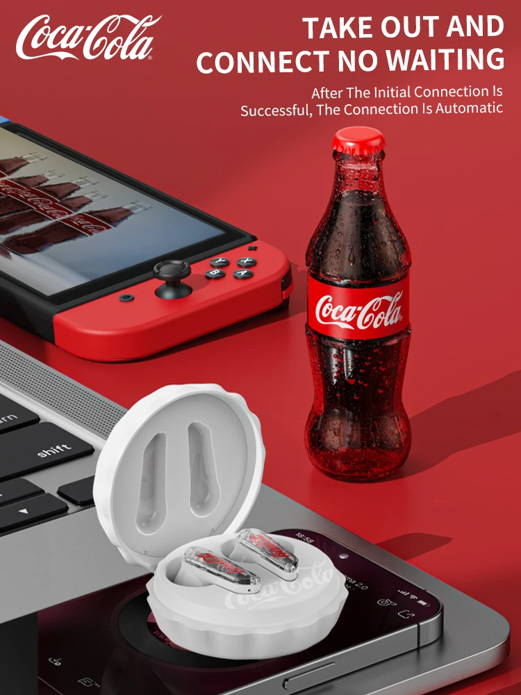 Coca-Cola コカ・コーラ ワイヤレスヘッドセット コカコーラ ヘッドホン - メルカリ