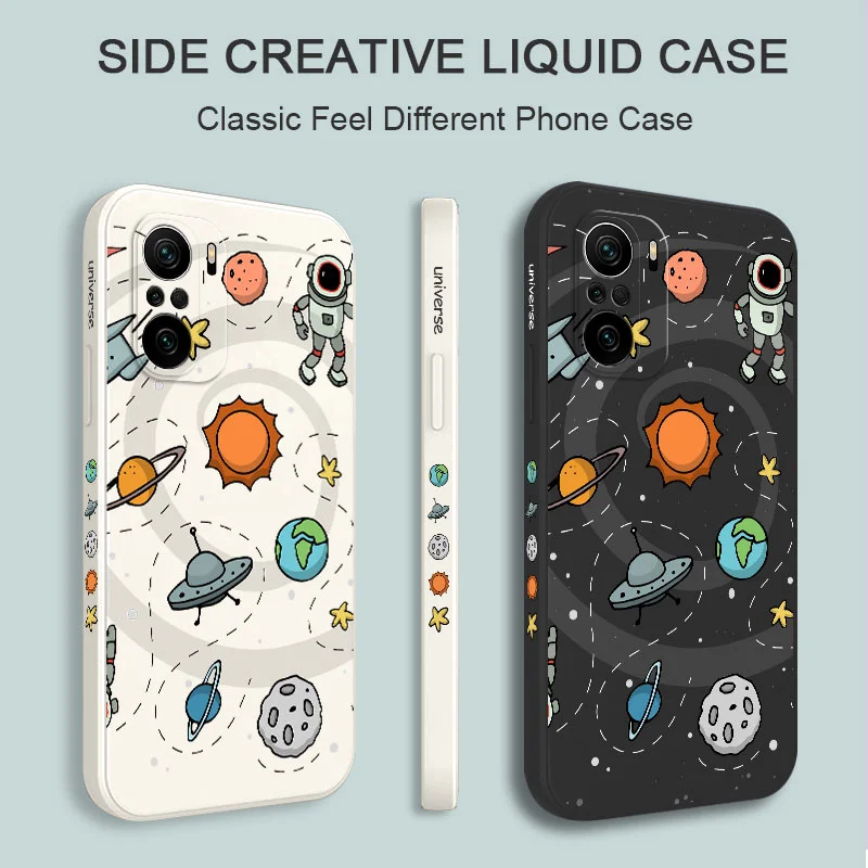 Great Astronaut Design Silicone Phone Case