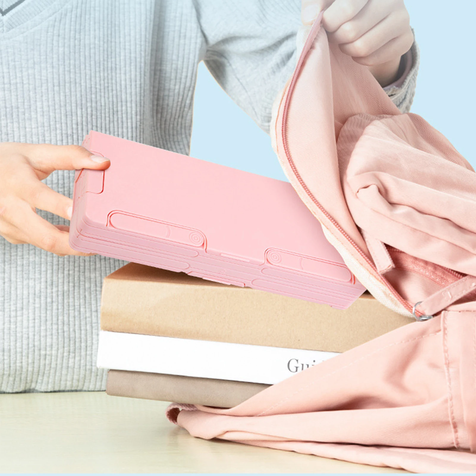 초등학생 연필 상자 문구류 케이스, 책장 포함, 어린이날 선물로 적합