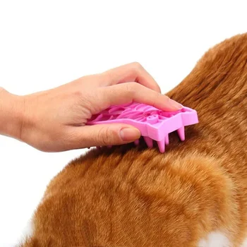 Dog Brush Shedding Short Hair Cat Massage Fur Grooming Massaging Brush Bathing Pets Washing Comb Cleaning Pet Grooming Tool 1