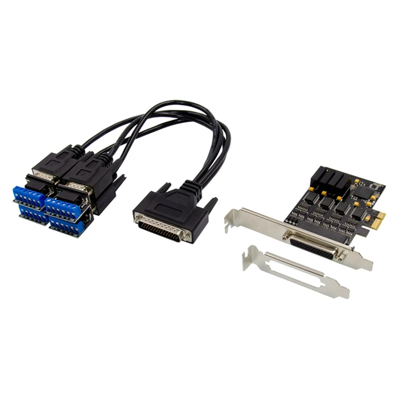 

ST336 Pcie X1 17V354 4S промышленная RS232/RS485 многофункциональная Удобная карта управления, простая в использовании