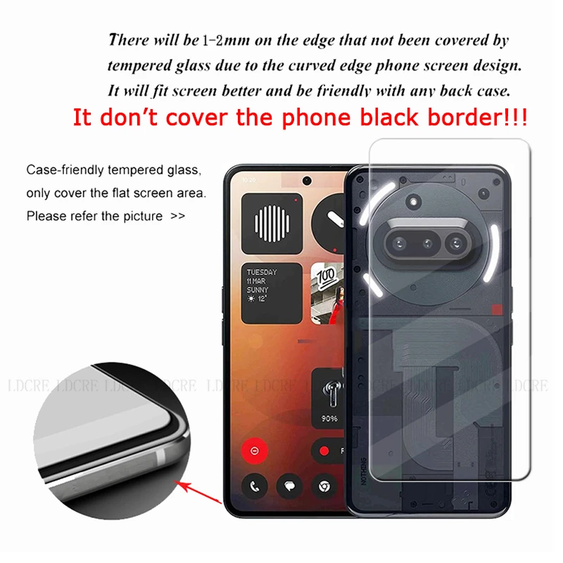 Transparent Tempered Glass Screen Protector - 4-Pack, Clear & Durable for Enhanced Display Protection