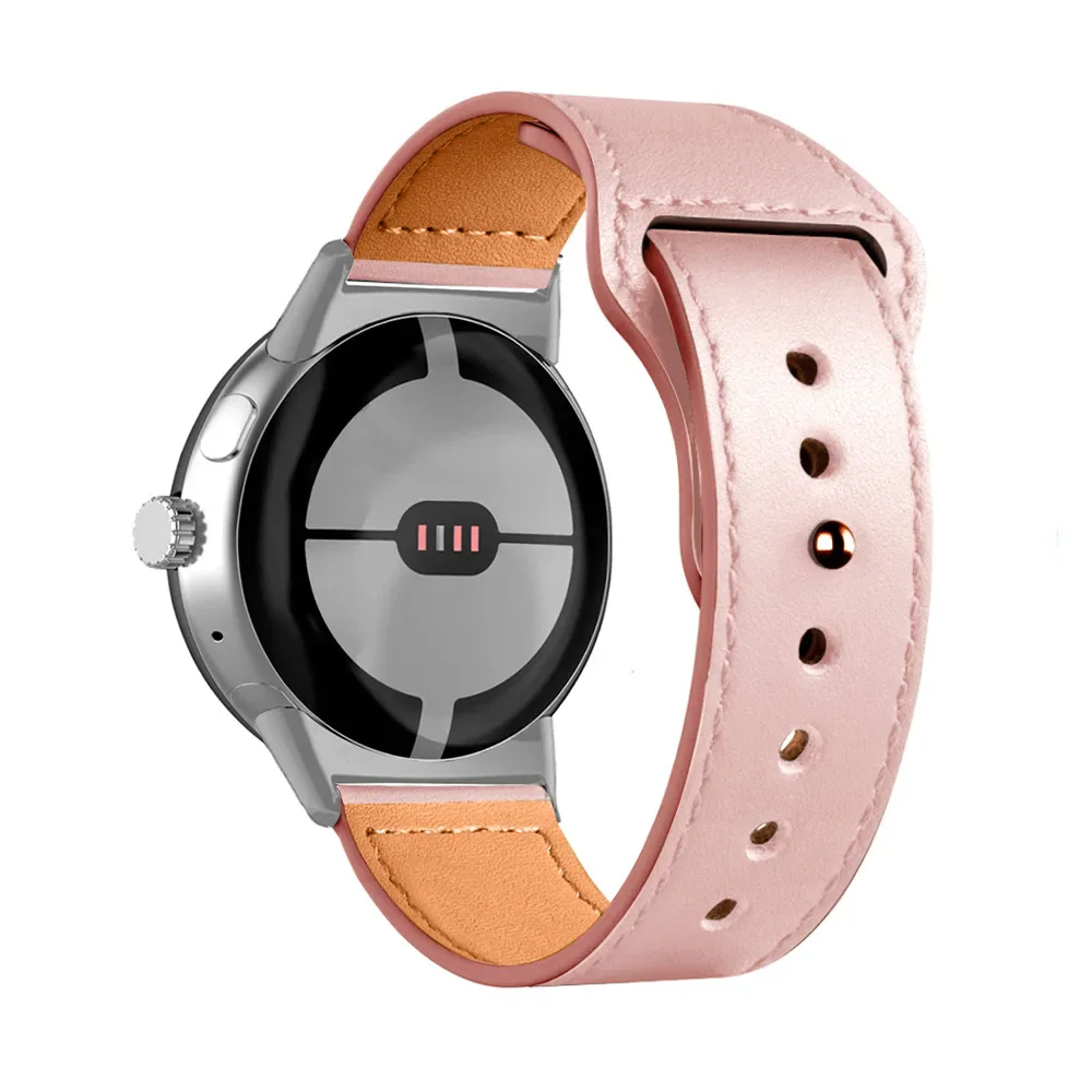 Premium Leather Replacement Strap for Pixel Watch - Stylish Wristband Bracelet