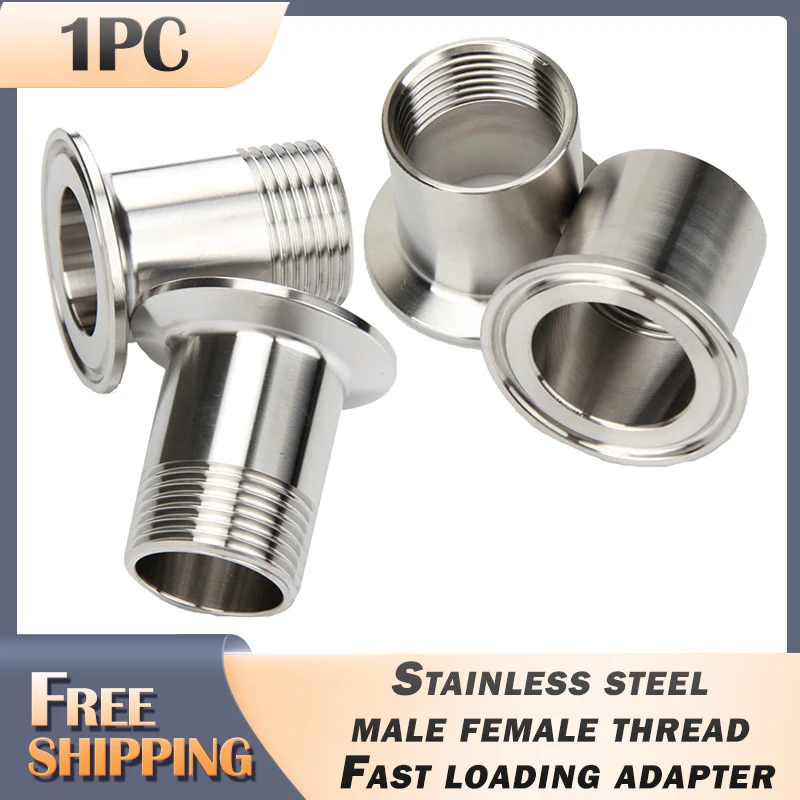 Male 1/4 3/8 1/2 3/4 1  BSPT Female x 0.5 1.5 2 2.5 Tri Clamp Pipe Fitting Connector SUS304 Stainless Sanitary Homebrew bspt 1 41 2“ 3 4“ 1” 1 1 4” 1 1 2” 2“ stainless steel 304 sanitary hexagon male threaded ferrule pipe fitting fit for tri clamp