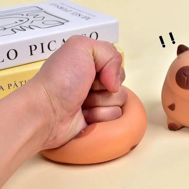 Adorable Capybara Squishy Stress Relief Toy - Soft Kawaii Animal Decor & Perfect Birthday Gift