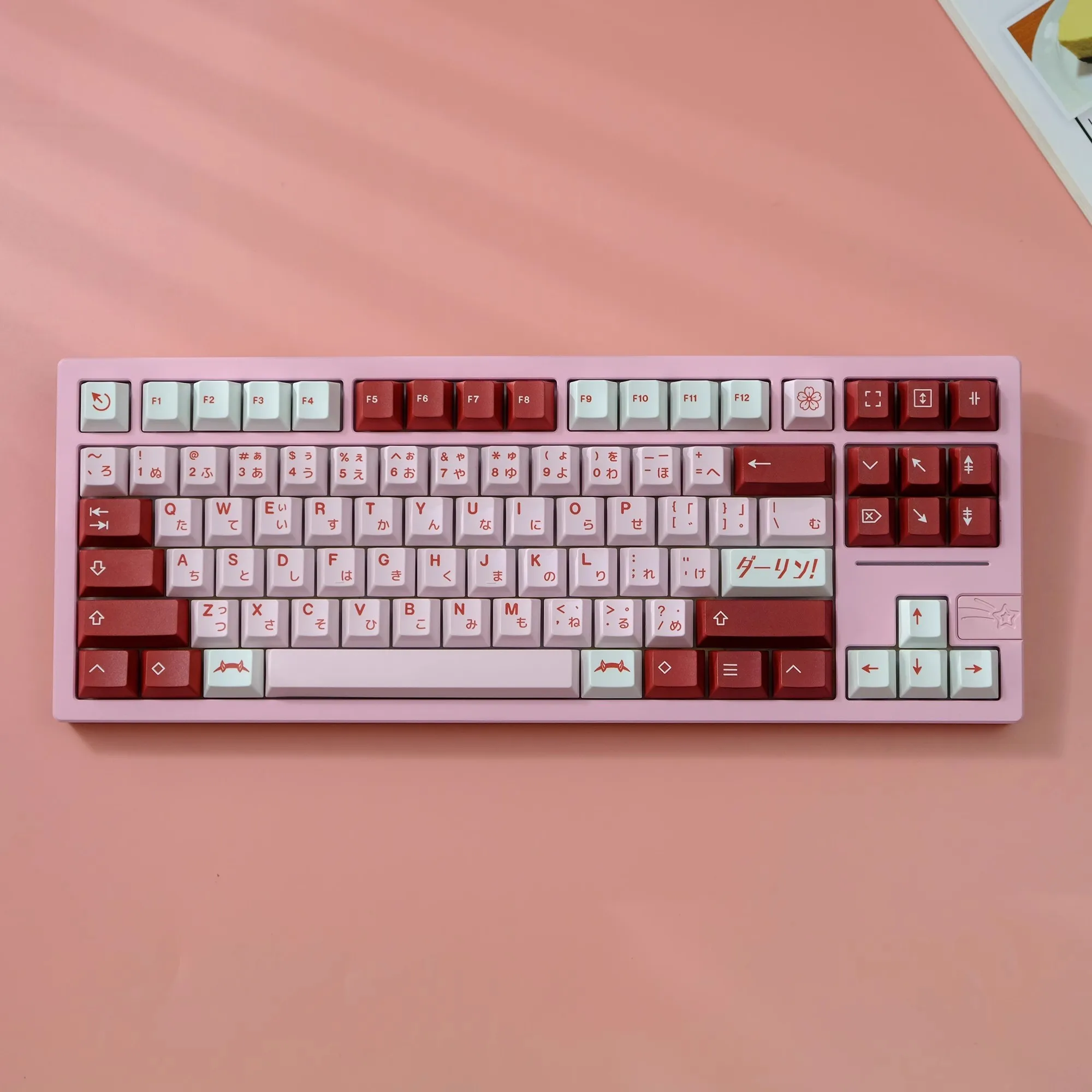 143 Keys/set Aifei Clone GMK Darling Keycaps PBT Dye Subbed Key