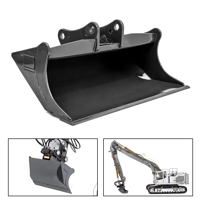 Seau métallique LESU 1/14 pour pelle hydraulique RC ET30H ET26L LR945 SK500