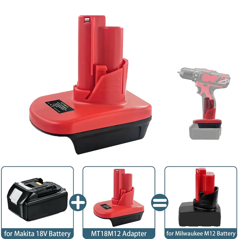 Milwaukee M12 Makita Milwaukee Electric Tool Adapter For Makita