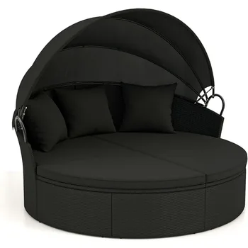 Outdoor Rattan Daybed Sofa 1