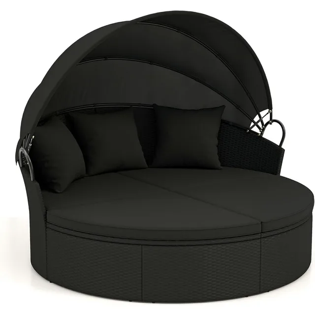 Outdoor Rattan Daybed Sofa 1