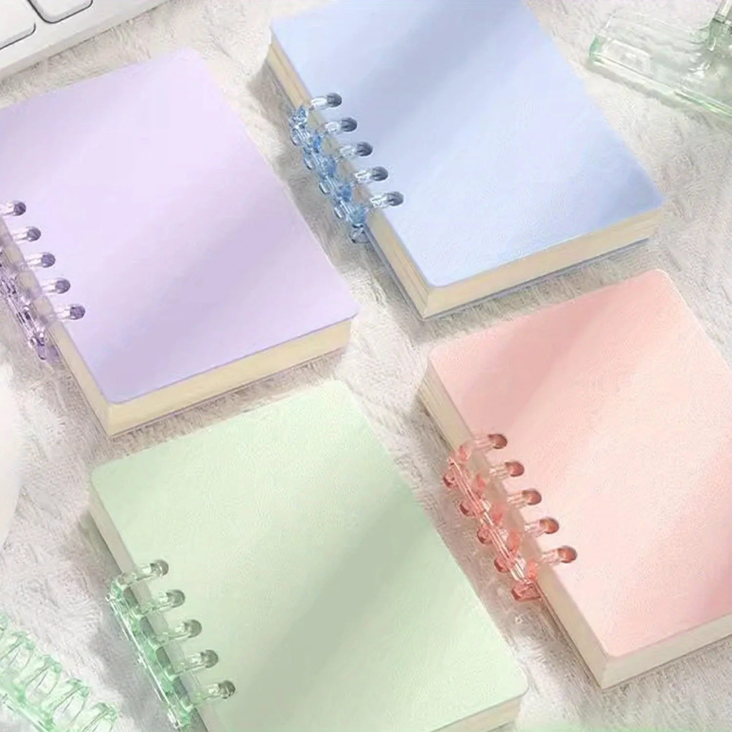 Mini taccuino portatile da 80 fogli, formato A7, con fogli sfoderabili, tema cartone animato retrò, agenda per scuola e ufficio - immagine 2